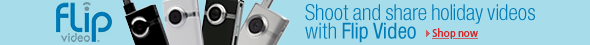 Shoot and share holiday videos with Flip Video