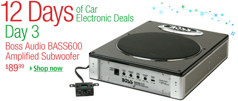12 Days of Car Electronics Deals at Amazon.com