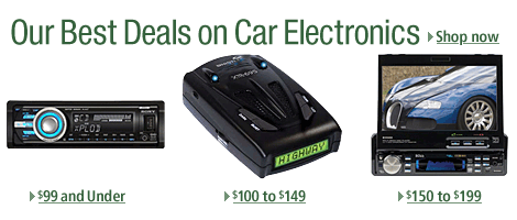 Our Best Deals in Car Electronics
