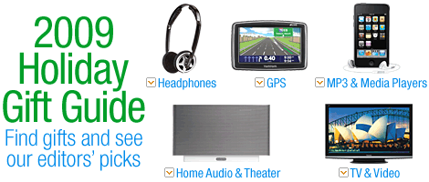 2009 Electronics Holiday Gift Guide at Amazon.com