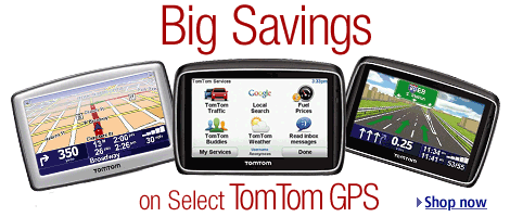 Big Savings on TomTom's Hottest GO, ONE, and XL GPS Navigators at Amazon.com
