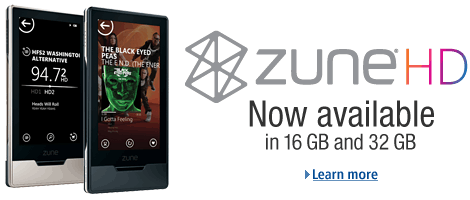 Zune HD 16gb,32gb