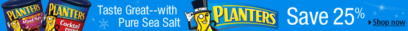 Planters Great Taste with Sea Salt