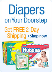 Diapers on Your Doorstep: Get FREE 2-Day Shipping