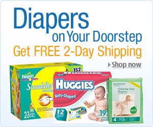 Diapers on Your Doorstep: Get FREE 2-Day Shipping