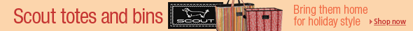 Find Scout bins and totes
