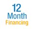 12-month financing on select HDTVs