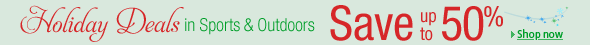 Holiday Deals: Save up to 50% in Sports & Outdoors