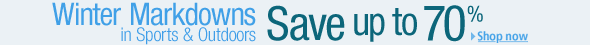 Winter Markdowns in Sports & Outdoors: Save up to 70%