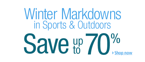 Winter Markdowns in Sports & Outdoors: Save up to 70%