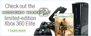 Xbox 360 Elite Console 250GB Modern Warfare 2 Limited Edition