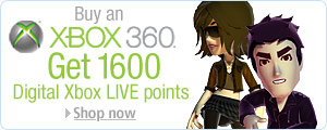 Buy an Xbox 360, Get 1600 Digital Xbox LIVE Points