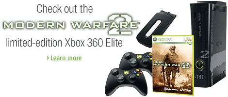 Xbox 360 Elite Console 250GB Modern Warfare 2 Limited Edition