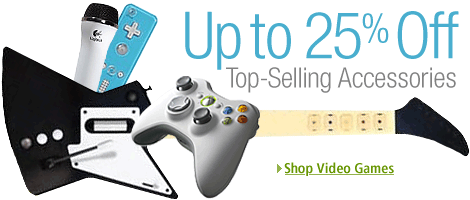 Up to 25% off video game accessories
