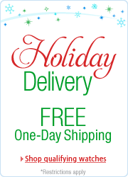 FREE One-Day Shipping on Select Watches