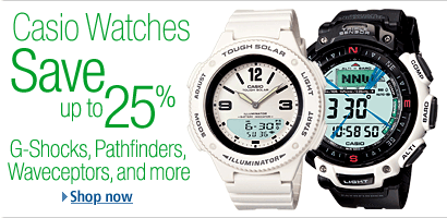 Save up to 25% on Casio Watches