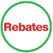 Get rebates from top kitchen brands