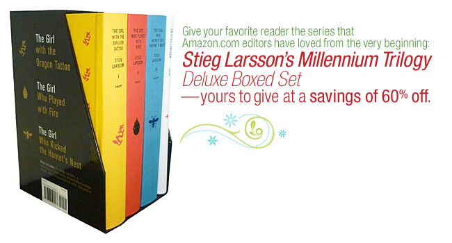 Save 60% on Stieg Larsson's Millennium Trilogy Deluxe Boxed Set