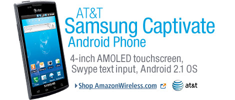 Samsung Captivate Android Phone