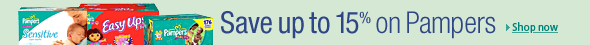 Up to 15% Off Pampers