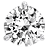 Platinum 2-Carat Round-Cut Diamond Stud Earrings