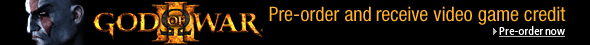 God of War III -- Pre-order and receive video game credit.  Shop now.