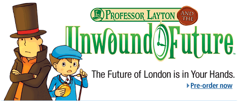 Pre-order Professor Layton and the Unwound Future