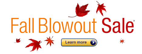 Fall Blowout Sale at Amazon.com*