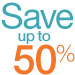 Save up to 50% on Toys and Games