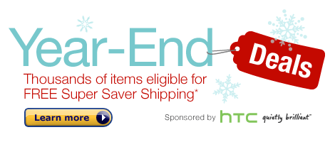 Year-End Deals Thousands of items eligible for FREE Super Saver Shipping*