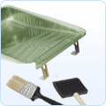 Paint supplies and wall treatments