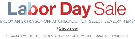 Labor Day Sale: Save an Extra 20% Off Select Jewelry