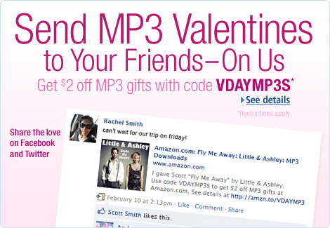 $2 Coupon for MP3 When You Send Songs To Your Friend