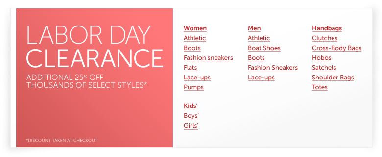 Amazon – Extra 25% off Select Shoes & Handbags