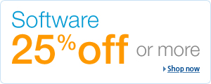 Software: 25% off or more