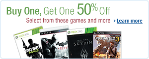 Buy One, Get One 50% Off