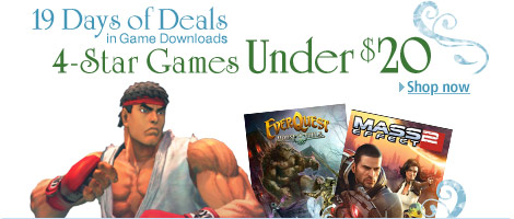 Game Downloads Top Holiday Deals Week 19 Days of Deals - Under $20 Game Downloads