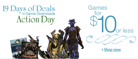 Game Downloads Cyber Monday Deals Week 19 Days of Deals - Action Day