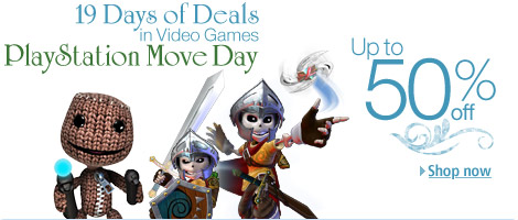 Amazon Video Games: 19 Days of Deals - Day 4: Sony Move Day