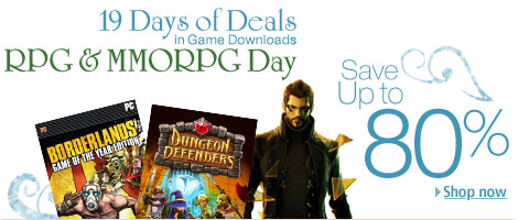 Game Downloads Top Holiday Deals Week 19 Days of Deals - RPG/MMORPG Game Downloads