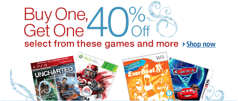 Buy One, Get One 40% Off