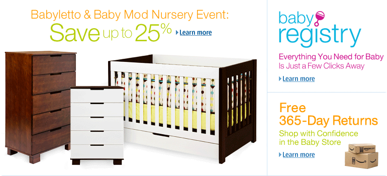 Save Up to 25% in the Baby Store