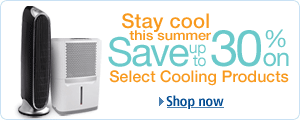 Save up to 30% on cooling products