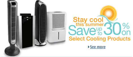 Save up to 30% on cooling products