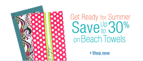 Save up to 30% on Beach Towels
