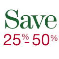25% to 50% off