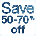 Save 50%-70%