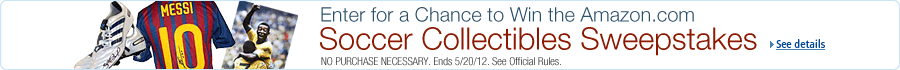 Enter for a Chance to Win the Amazon.com Soccer Collectibles Sweepstakes
