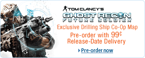Pre-order Ghost Recon Future Soldier with RDD