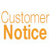 Customer Notice